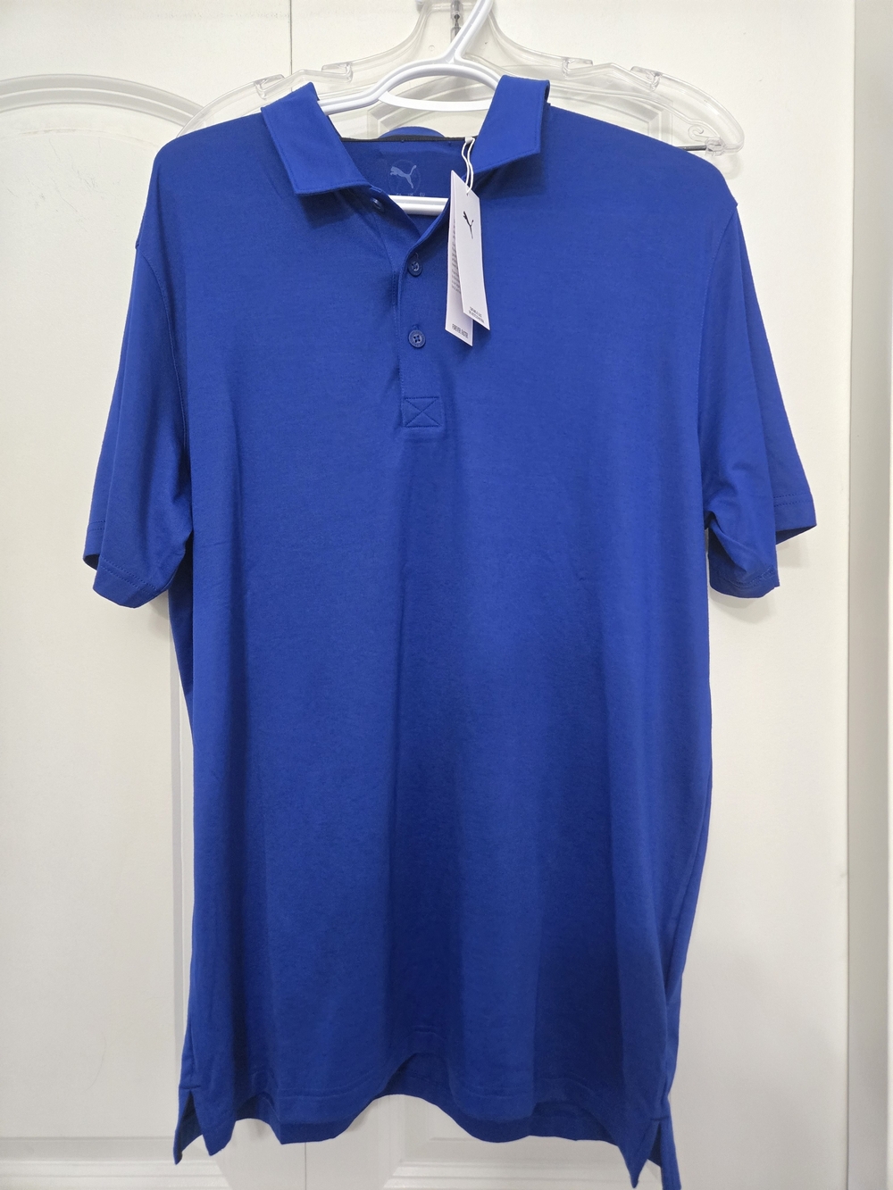 PUMA NWT Icon Men's Classic Polo Shirt - Festive Blue